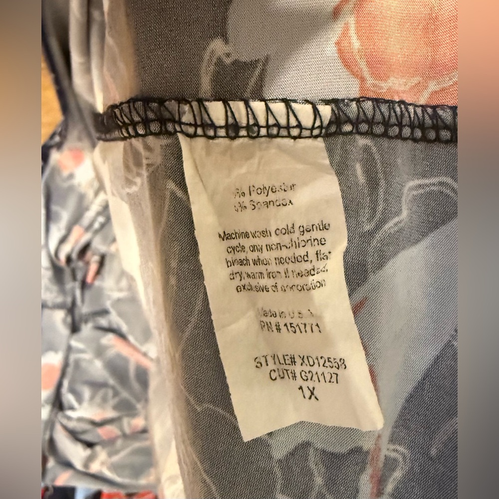 Gilli Floral Maxi Dress - Blue and Red - Picture 6 of 6